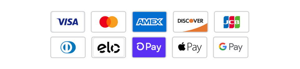 Payment options accepted